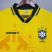 Brazil 1994 World Cup Home Yellow Soccer Jersey